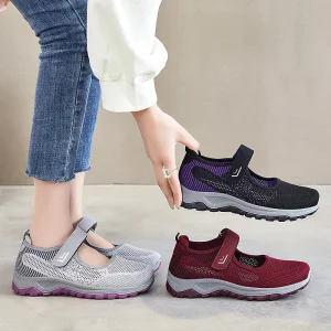 Chaussure Sportive Femme Casual Légère et Douce – Design Antidérapant pour un Confort Optimal