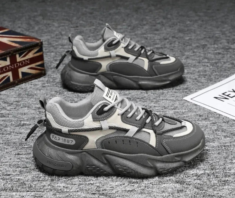 Chaussure Sportive Homme Pratique et Confortable avec Talon Élevé Antidérapant – Image 9