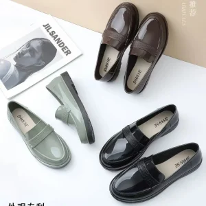 Bottes Femme Casual Modernes avec Broderie Élégante – Talon Large à Hauteur Moyenne