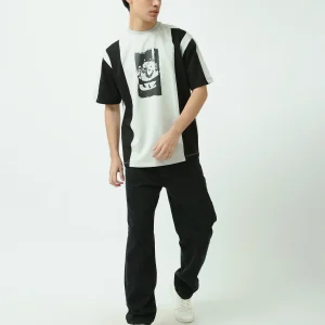 Polo homme style moderne noir et gris - TSH24SCRO20190TM1