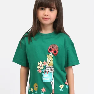T-shirt Enfant "Good Vibes" - Design Fun et Florale - TSH24SPRO70912MG1