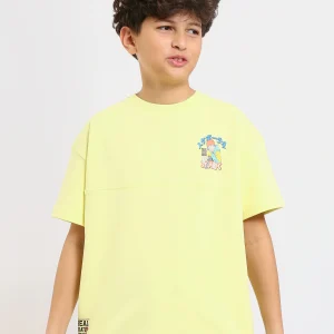 T-shirt enfant avec imprimé coloré et logo distinctif – TSH25SPRO32656TB1
