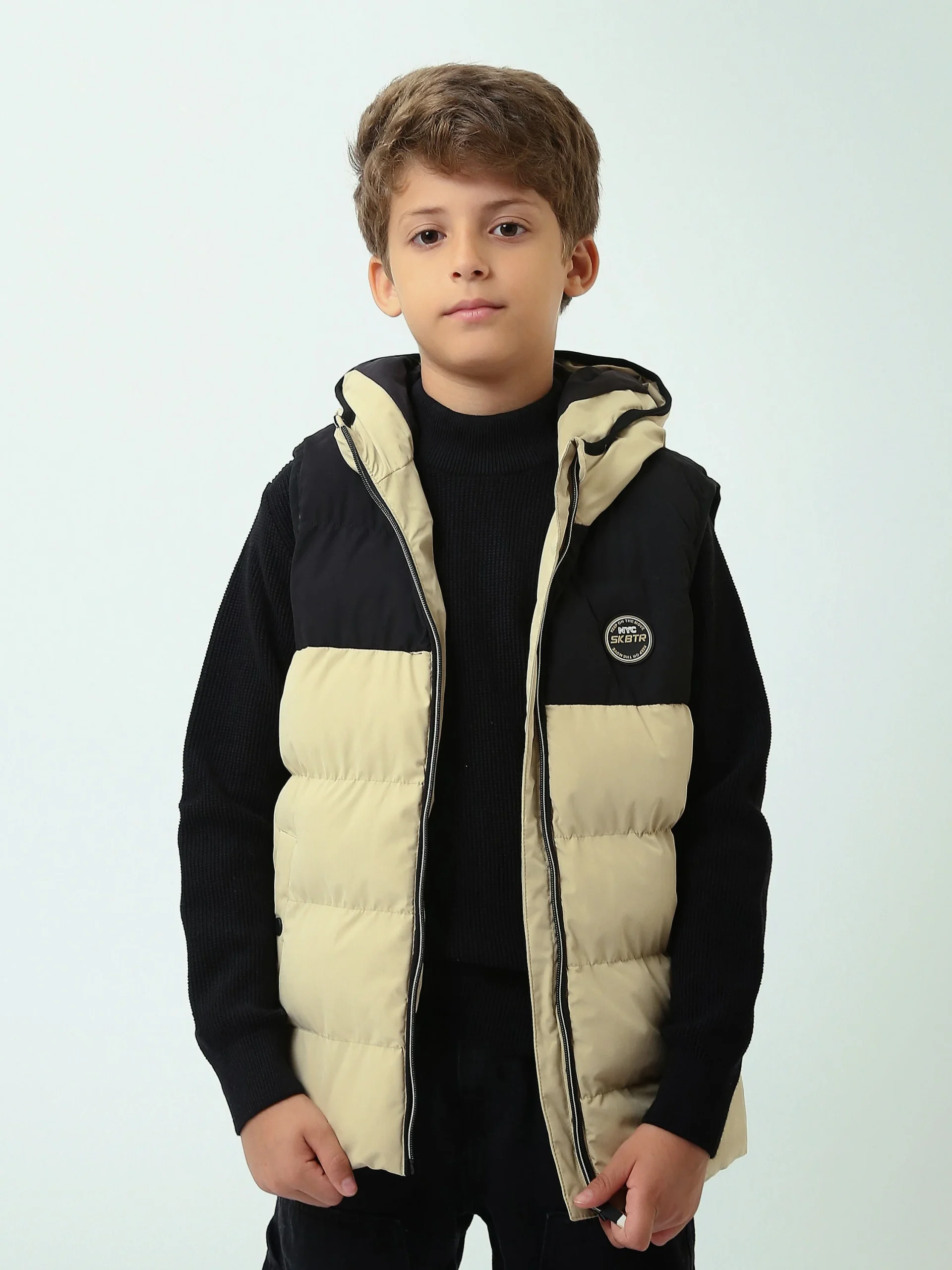 Veste pour enfants pour garçons, décontractée, imperméable, sans manches - VST26WWCP28543TB1 – Image 2