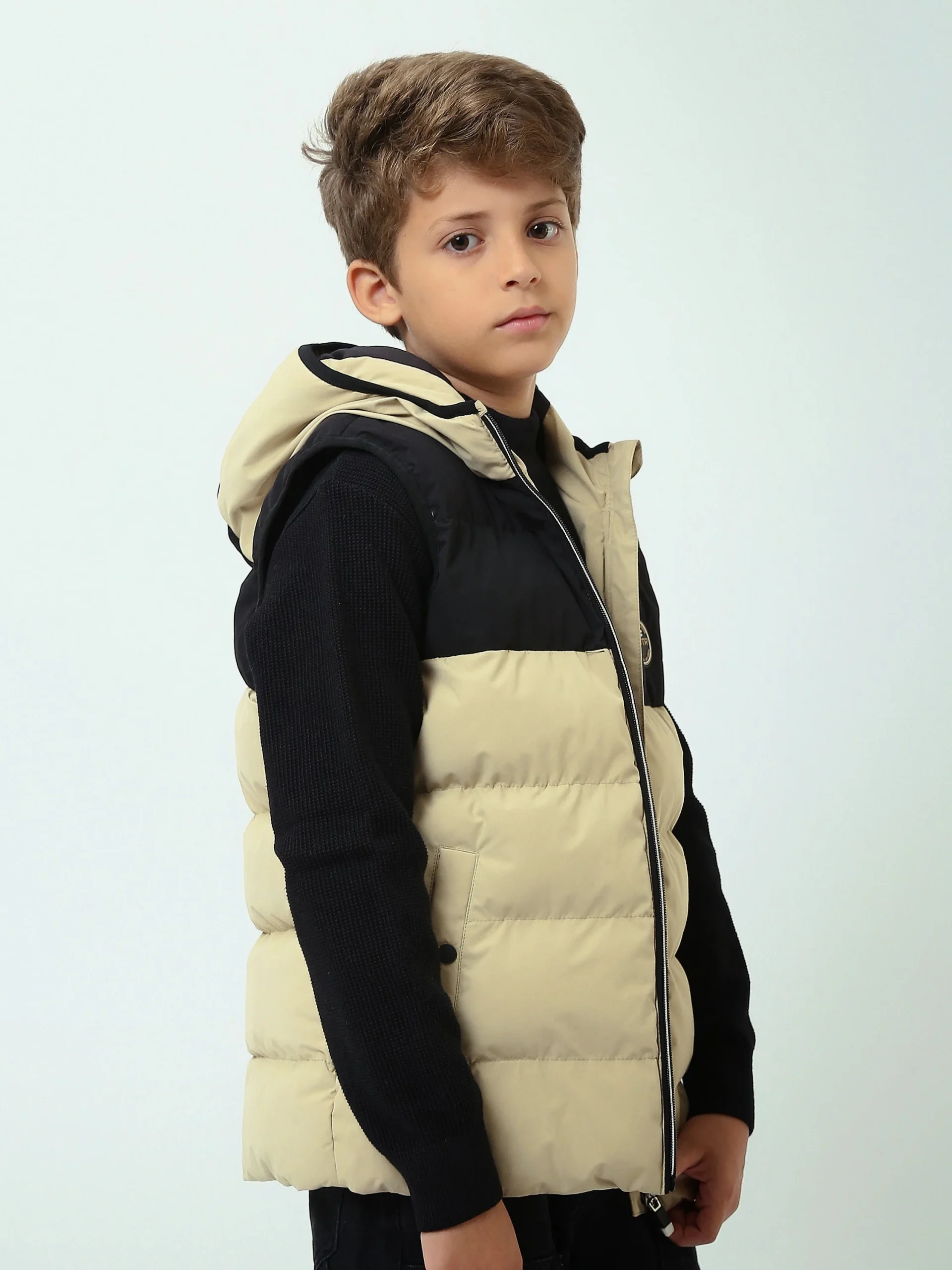 Veste pour enfants pour garçons, décontractée, imperméable, sans manches - VST26WWCP28543TB1 – Image 3