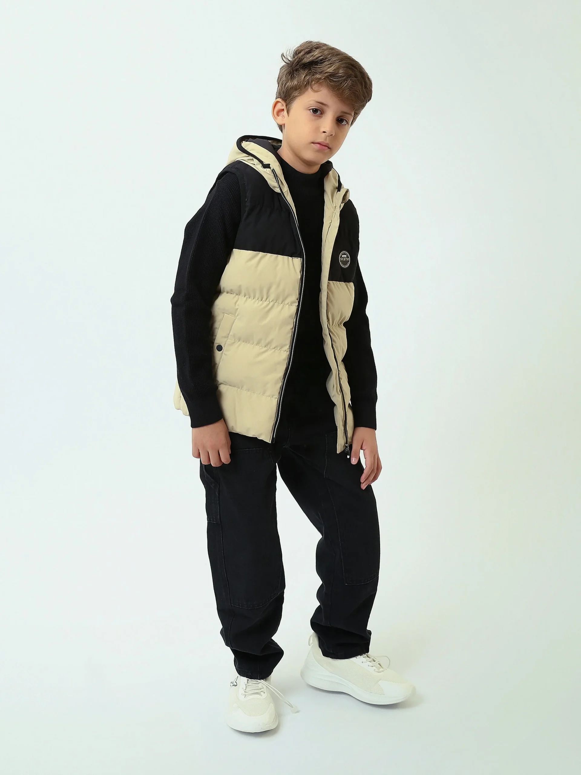 Veste pour enfants pour garçons, décontractée, imperméable, sans manches - VST26WWCP28543TB1 – Image 5