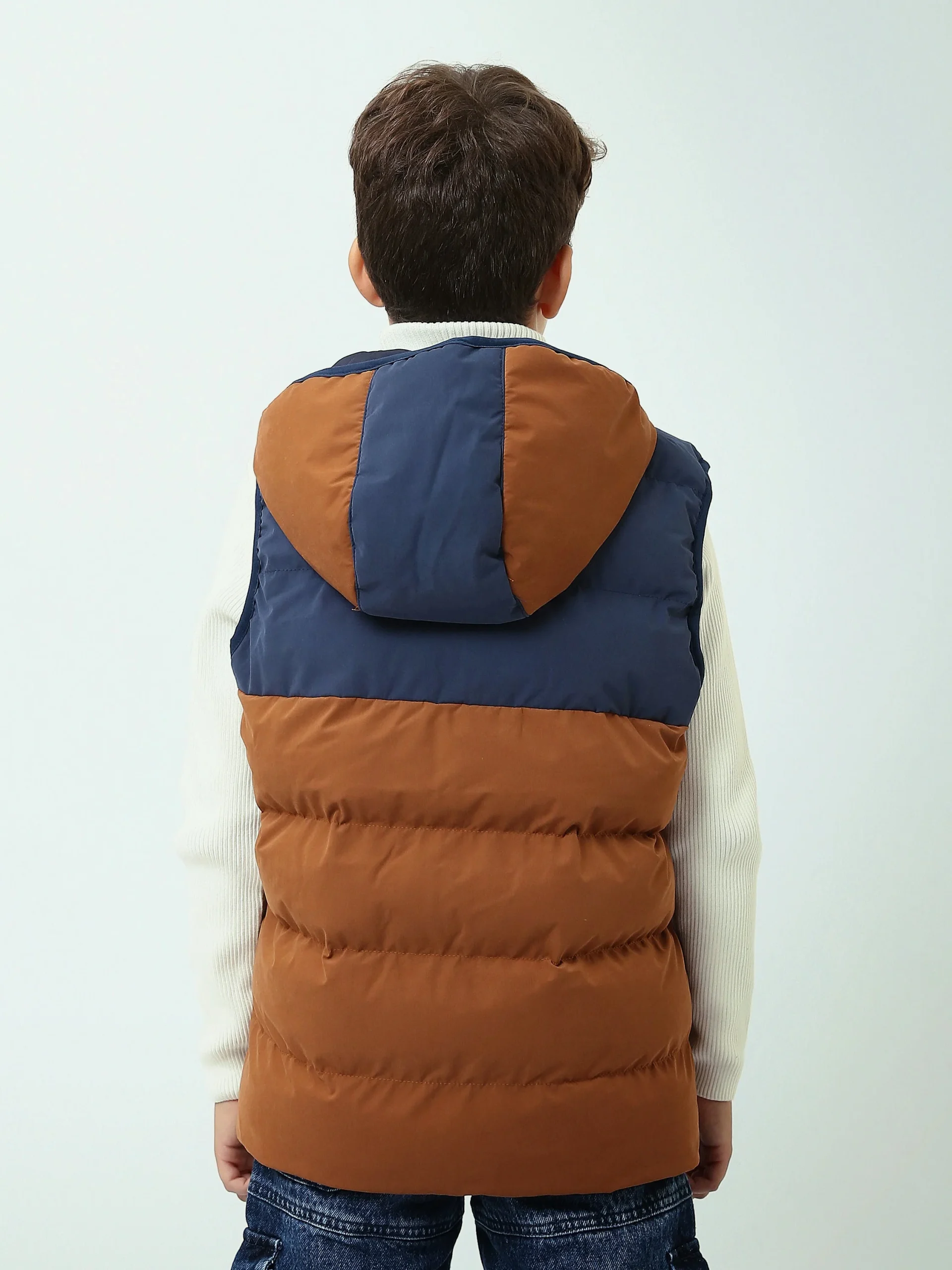 Veste pour enfants pour garçons, décontractée, imperméable, sans manches - VST26WWCP28543TB1 – Image 9