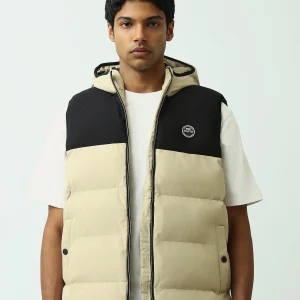 Veste Sans Manches Homme Matelassée à Capuche Coupe Confort - VST26WWCP28543TM1