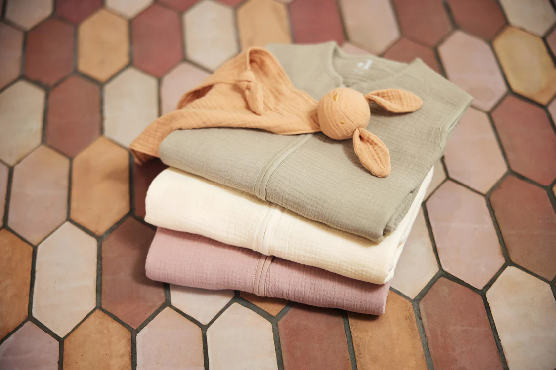 Jollein – Gigoteuse été gaze de coton wild rose – Image 3