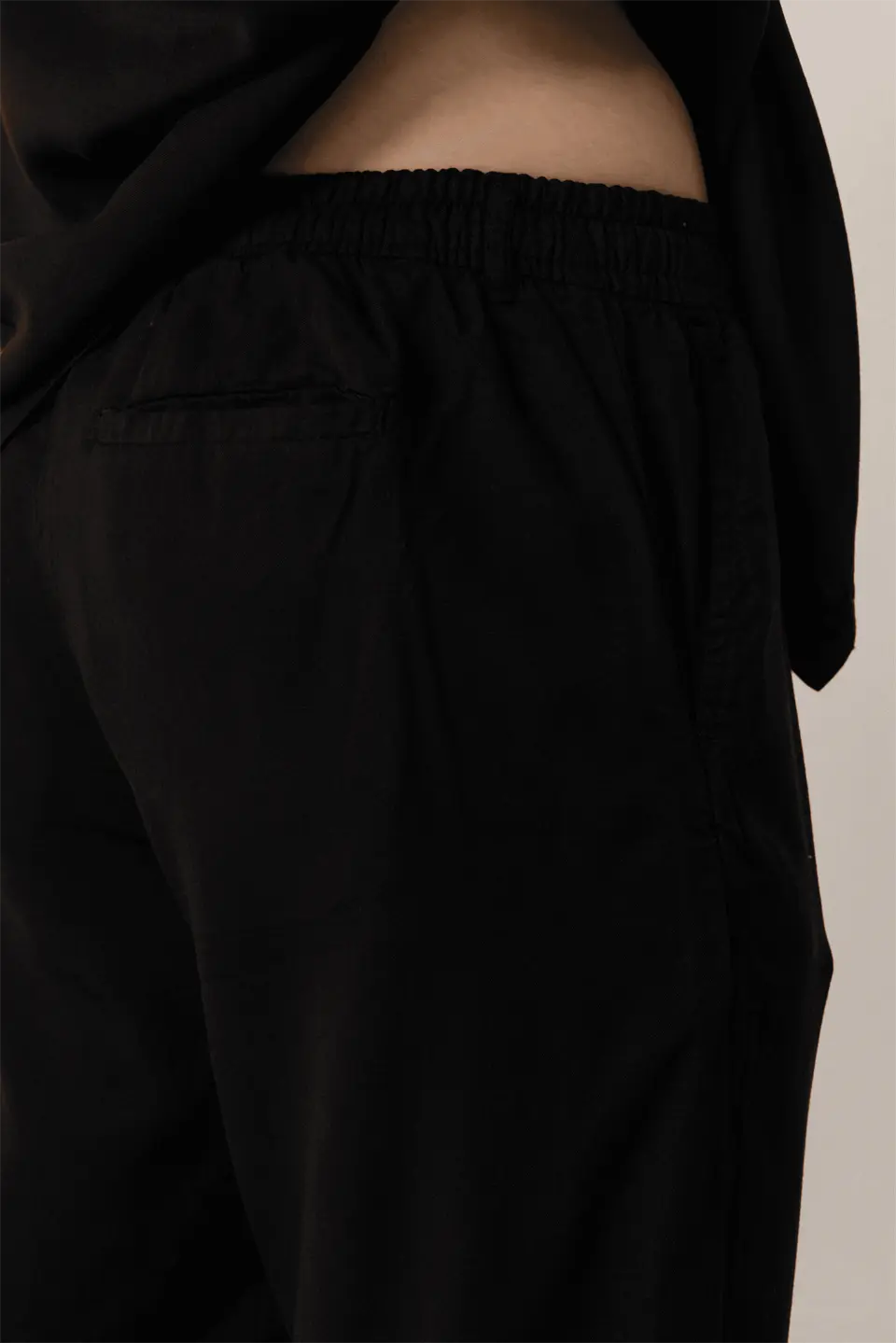 pantalon homme coton naturel cordon et zip – Image 6