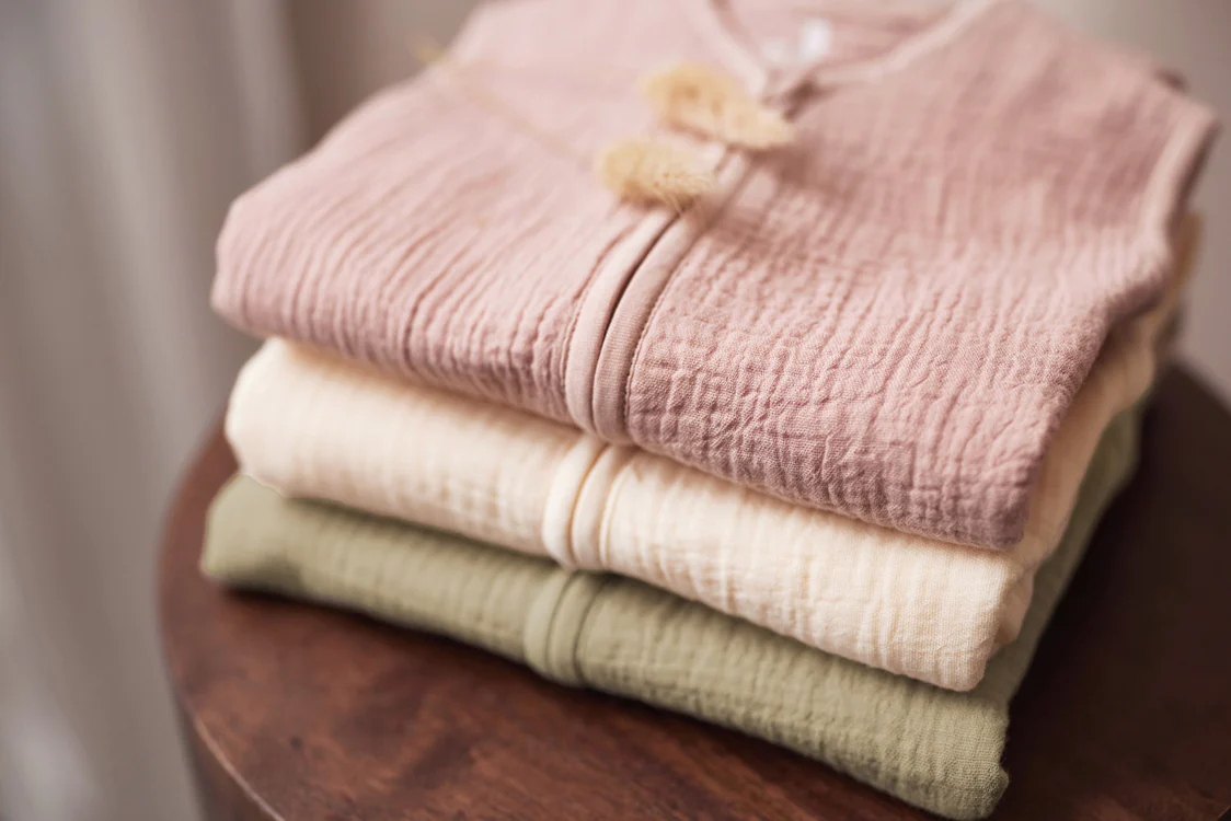 Jollein – Gigoteuse été gaze de coton Oatmeal – Image 4