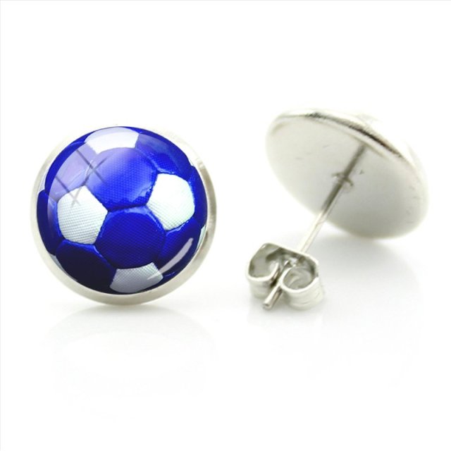 Boucle d’oreille ballon de foot – Image 4
