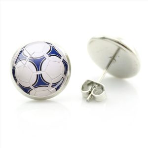 Boucle d&rsquo;oreille ballon de foot