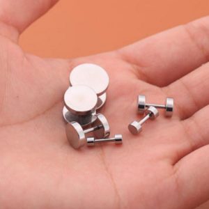 Boucle d&rsquo;oreille homme ronde