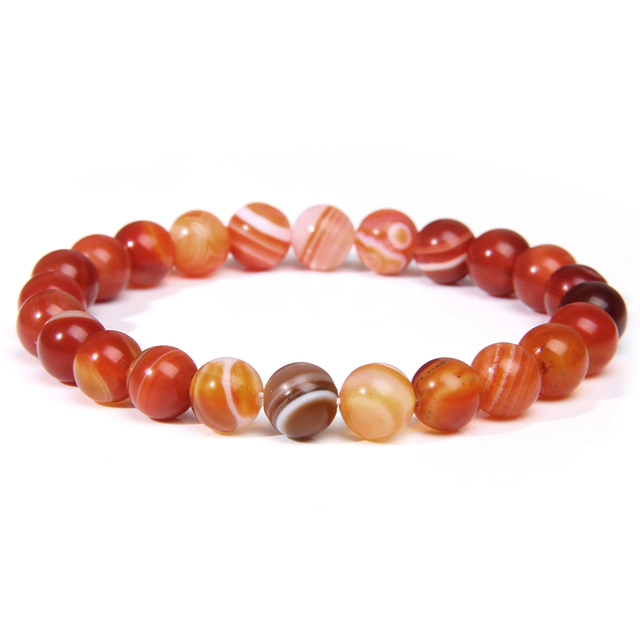 Bracelet homme pierre agate – Image 2