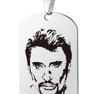 Chaîne homme plaque militaire