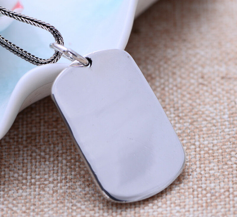 Chaîne militaire argent – Image 4