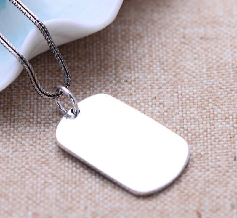 Chaîne militaire argent – Image 5