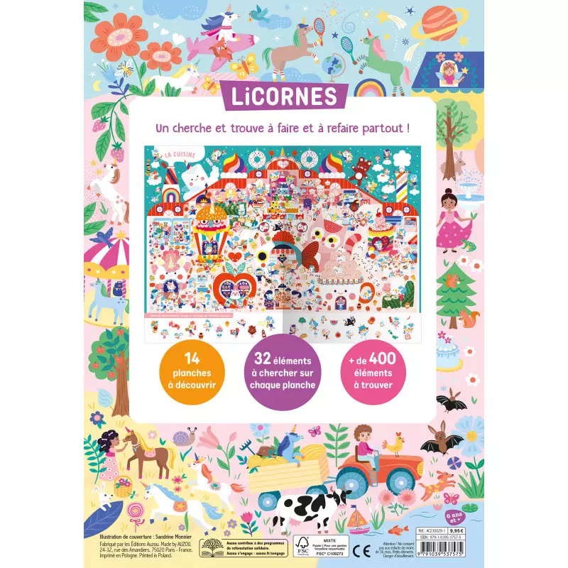 Auzou – Cherche et trouve « licornes » – Image 3