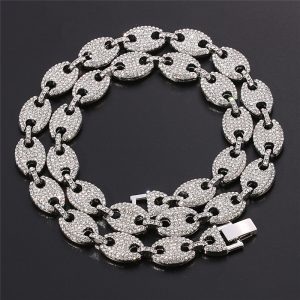 Collier homme grain de café