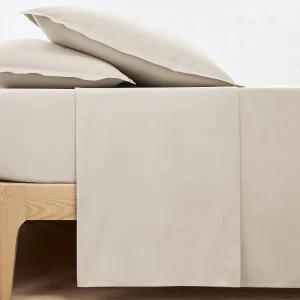 Drap plat premium - Percale de coton