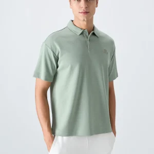 polo oversize homme coton épais doux- 88327