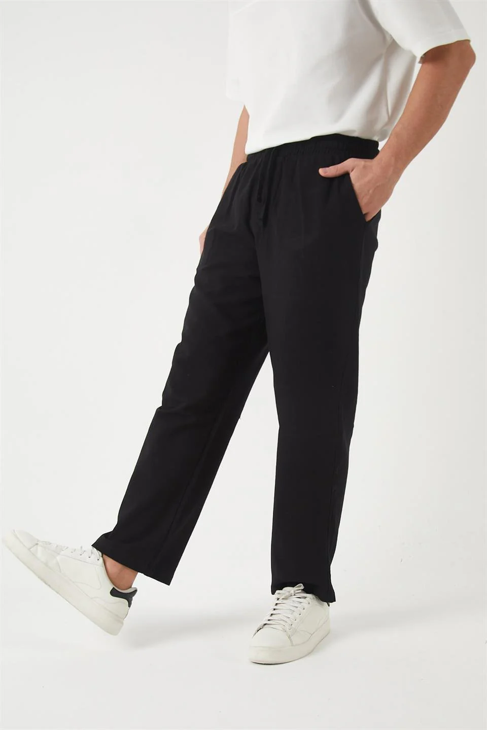 pantalon baggy homme coton léger respirant – Image 5