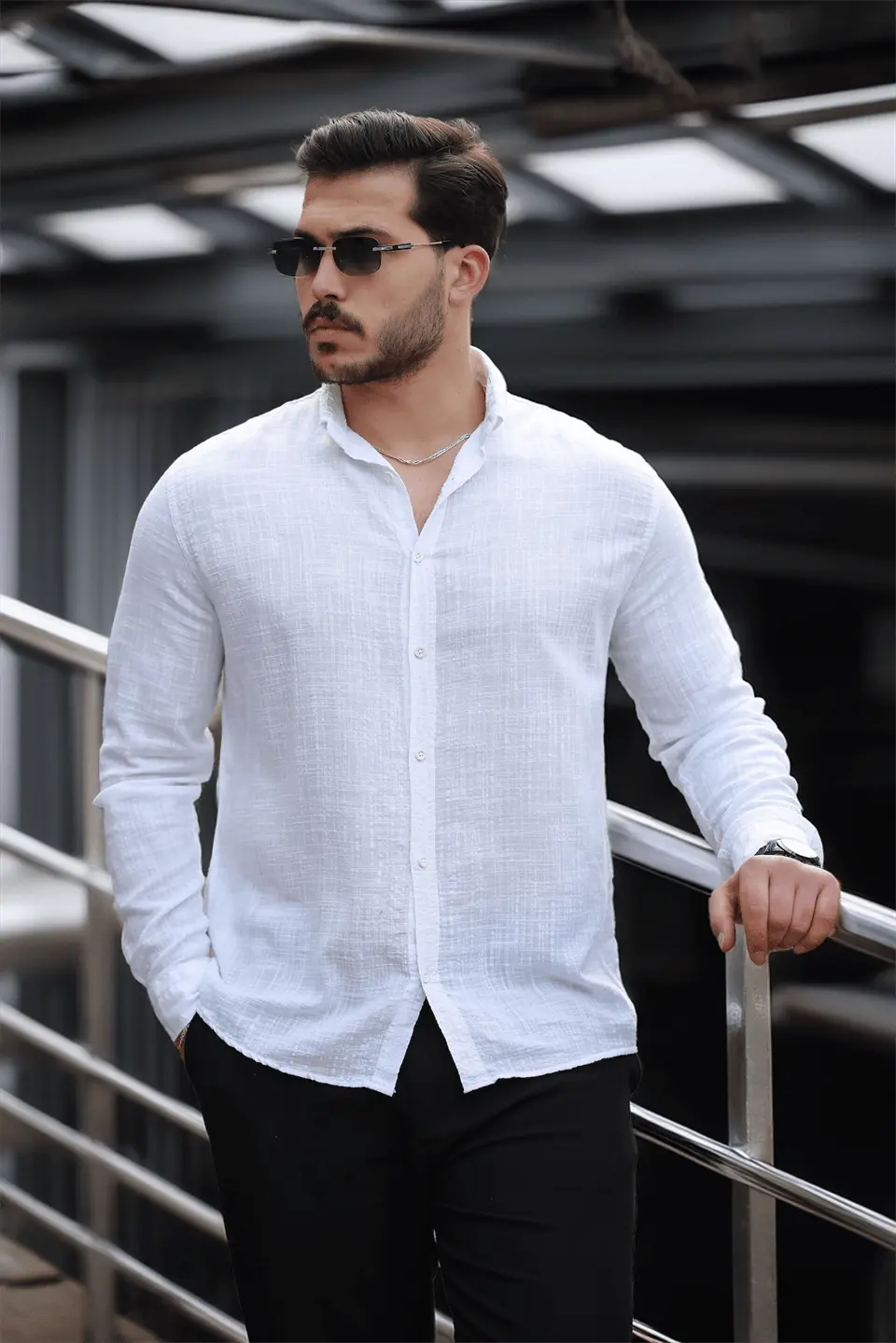 chemise homme coton lin légère confortable