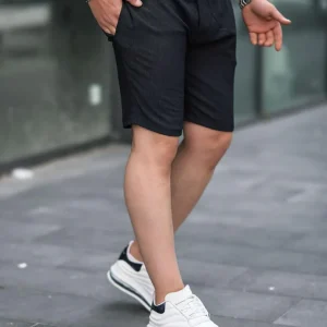 short homme côtelé basic confortable