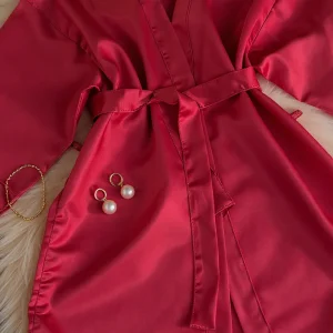 Kimono en satin luxe