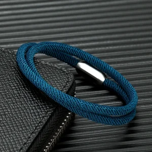Bracelet homme cordon luxe