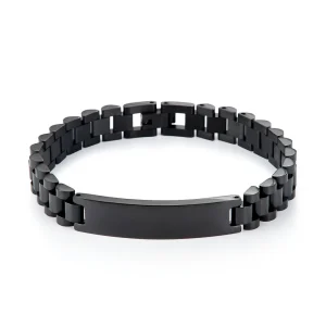 Bracelet acier noir