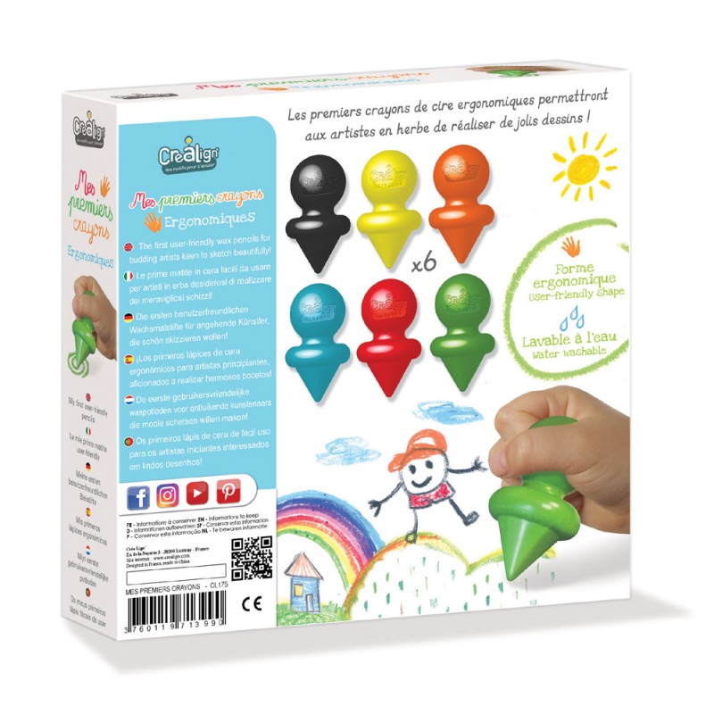 Créa lign’ – Mes premiers crayons x6 – Image 3