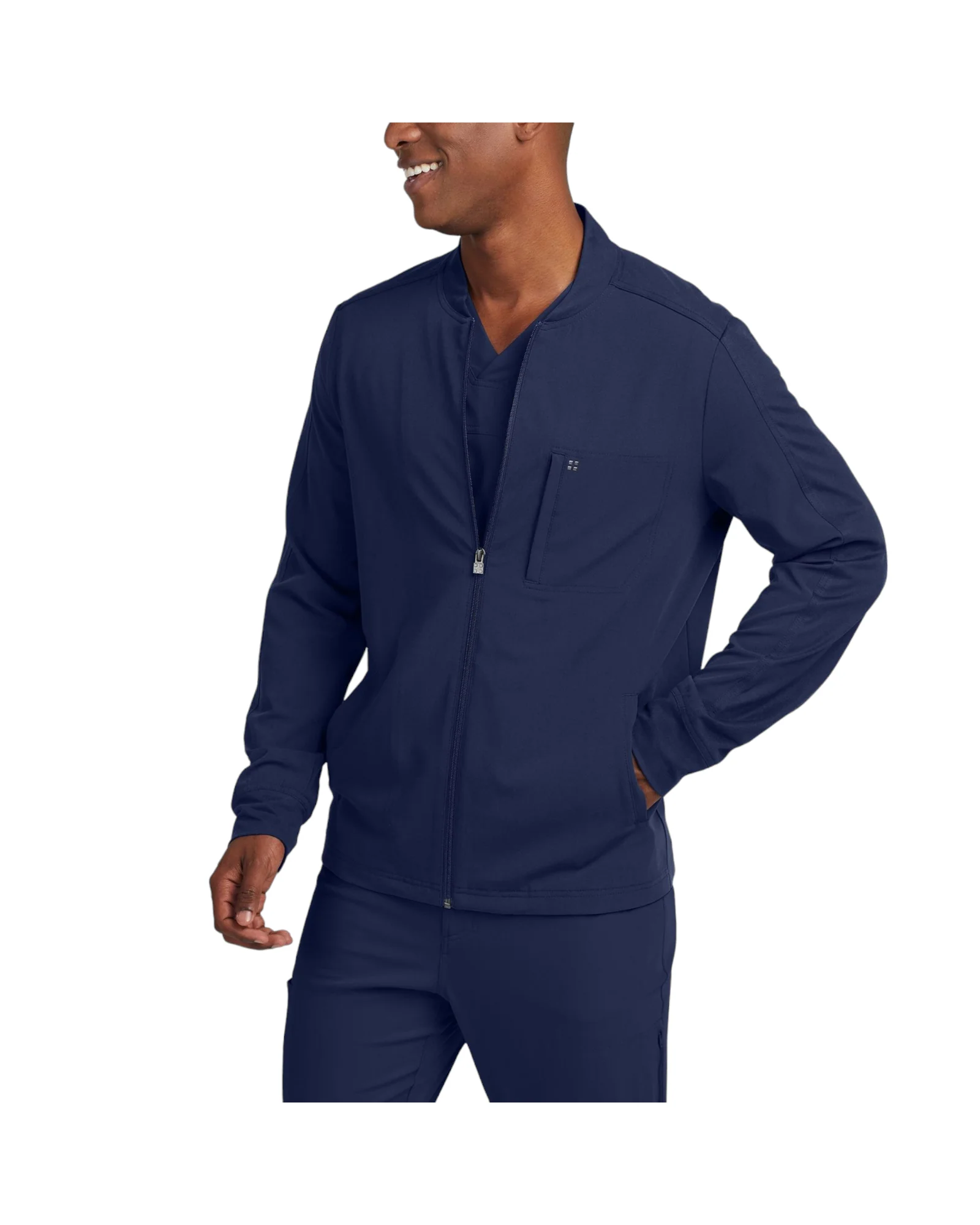 Veste pour homme avec fermeture à glissière CRFT White Cross #WJ705 – Image 2