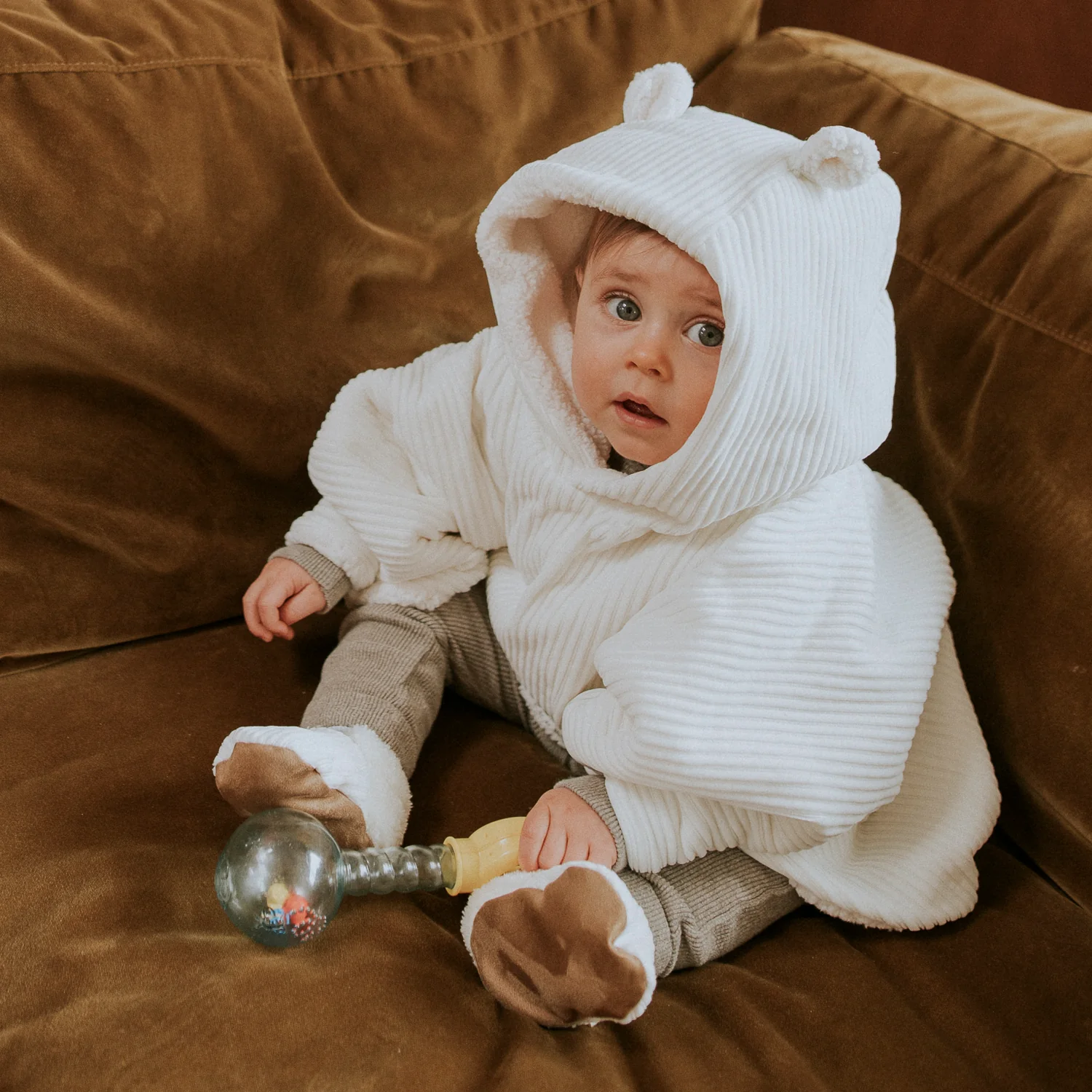 Rien que des bêtises – Poncho Ecru – Image 4