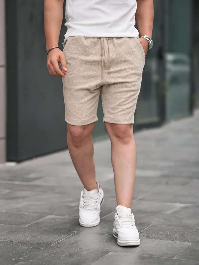 Short homme premium en maille à motif confortable – Image 2