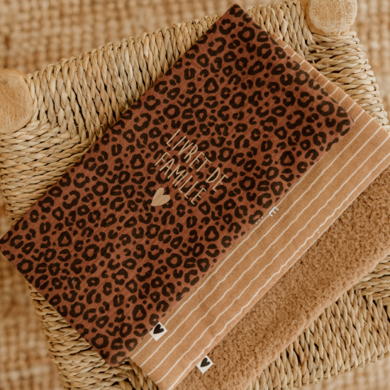 Atelier Wagram – Protège livret de famille Léopard Marron – Image 4