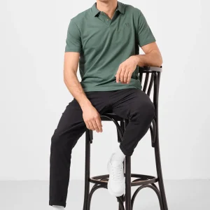 pantalon chino homme léger extensible coupe standard- 82178