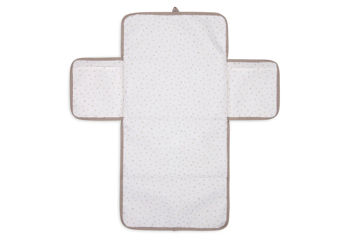 Jollein – Tapis à langer nomade cloudy rib – milky coffee – Image 4