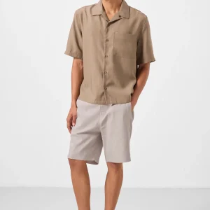 short chino homme léger extensible coupe standard- 81292