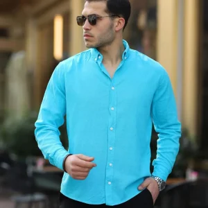 chemise homme Shile Bezi coton lavé confort